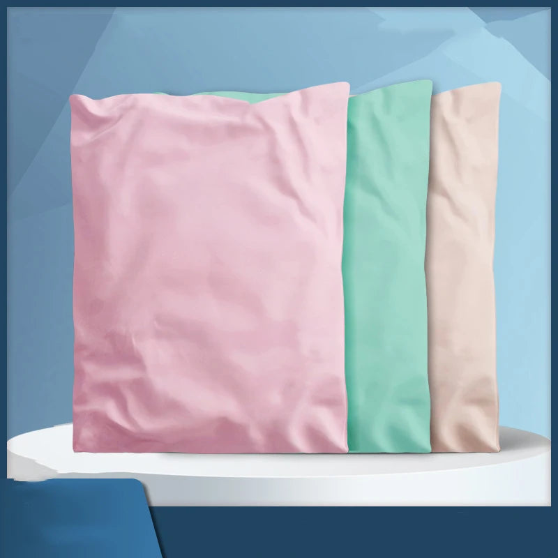 Custom Logo 60 Microns Plastic Waterproof Express Shipping Poly Mailer Small Mailing Bag for Clothing and Courier Packaging