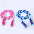 KSY#TJ-1 Kids PVC Beads Segment Skipping Jump Rope Fitness for After Class Games