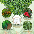 Tariff Reduction Quick Shipment Green Artificial Plant Wall Panel for Home & Garden Decor