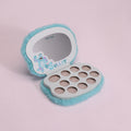 Hot Sale Empty Customized logo Cardboard Eyeshadow Palette Box 12 Colors with Mirror