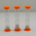 Small Sand Timer Orange 10 Seconds Plastic Sand Timer