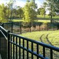 Customized Galvanized Steel Fence Panel Anti-rust Wrought Iron Garden Fence for House Garden