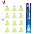 Regail Low Price Sports Promotion Durable Nylon Badminton Shuttlecocks 12 Pc Tube Copy Nylon Badminton Shuttlecock