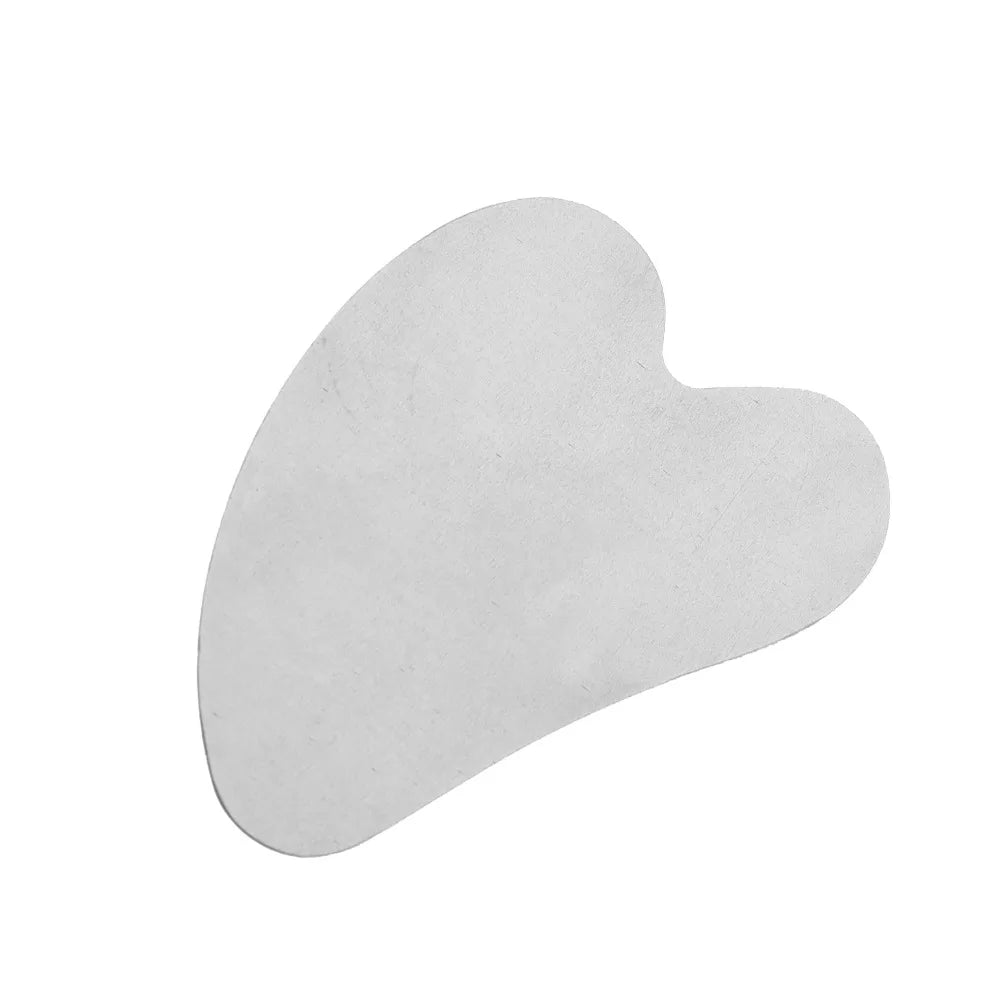 DIY Manufacturer Free Custom Logo Stainless Steel Makeup Palette Cream Foundation Makeup Mixing Palette Cosmetic Beauty Tool