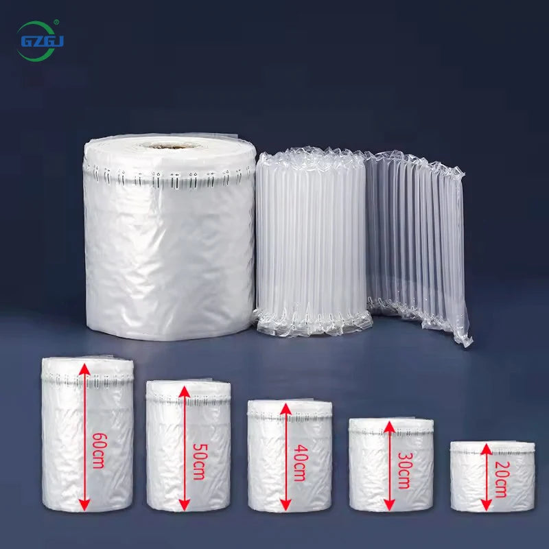 GZGJ Wholesale Inflatable Protective PE+PA Shockproof Waterproof Clear 50microns Thick Air Bubble Film 300 Meters Length