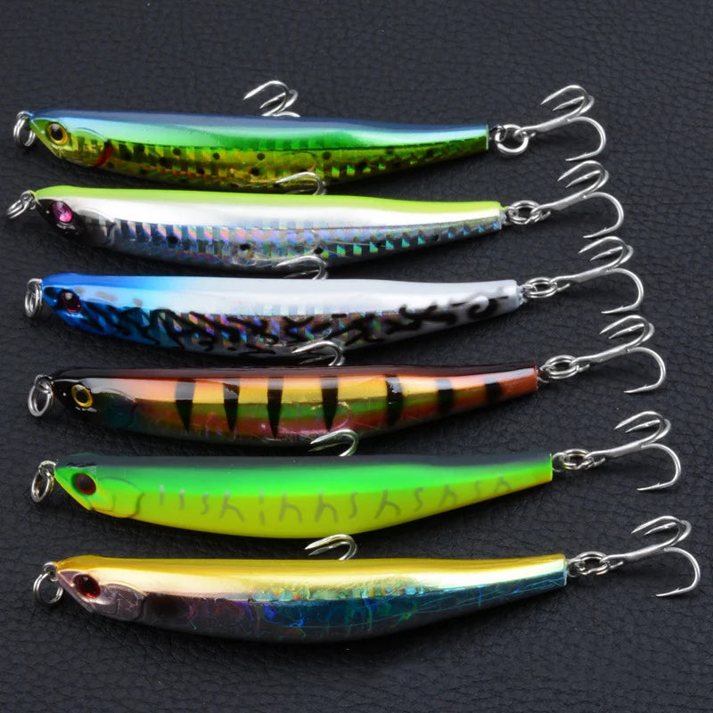 Floating Wobbler Bait 90mm 8.1g Topwater Pencil Fishing Lure Bending Surface Dying Fish Tackle Japan Artificial Hard Baits