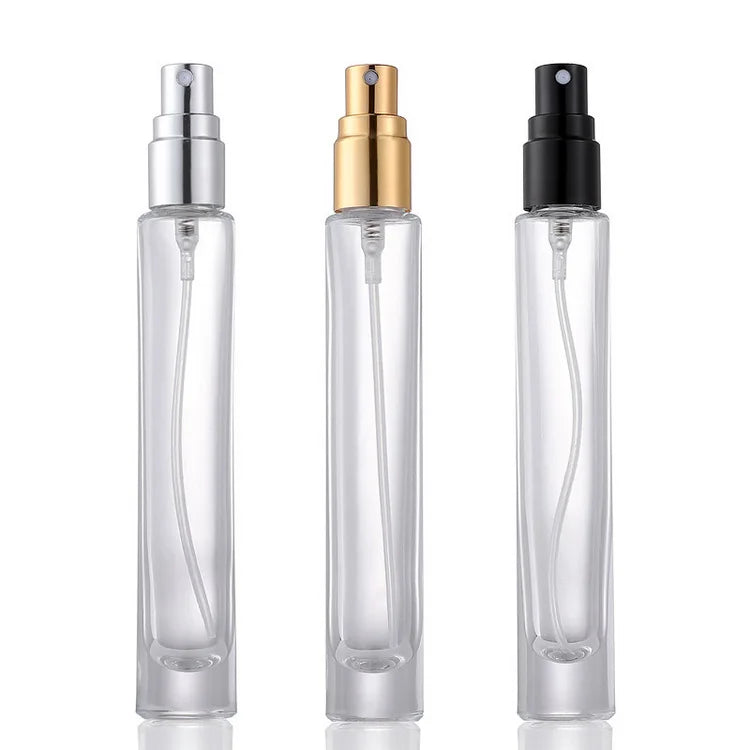 Wholesale 1 ml 2ml 3ml 5ml 8ml 10ml 15ml Small Perfume Atomizer Empty Perfume Vial Sample clear Glass Tester Bottle with Box