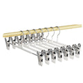 Factory Price Adjustable Clips  Pants Clothing Hangers Skirts Fixed Hook Anti-skid Hanger Laundry Clip Drip Drying Hange