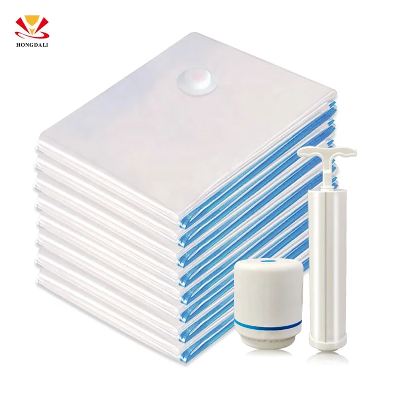 Hongdali Medium Vacuum Storage Bags Cozy Essential Household Use for Clothes Storage in Living Room PE PA Material New