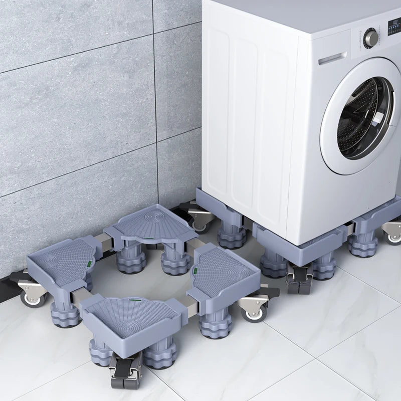 Factory Direct Plastic Stand Fridge Washing Machine Sundries Adjustable Movable Easy Standing Type Folding Feature Bathroom Use