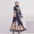 2024 Dubai Luxury Abaya Eid Muslim Women Print Modern Abaya Designs Tunic Elegant Maxi Dress