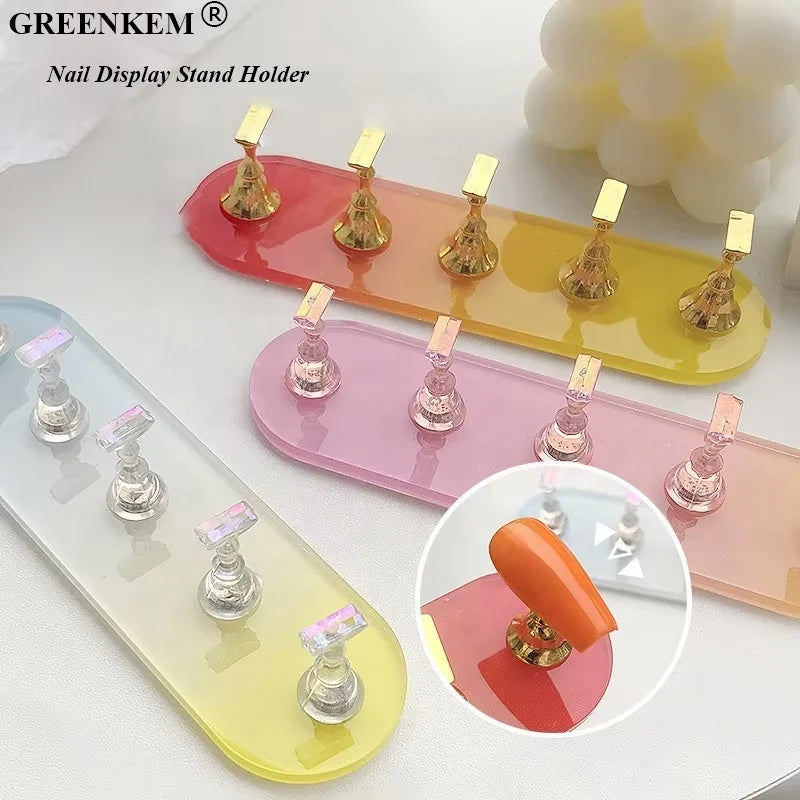 Nail Enhancement Practice Nail Holder Love Base Tool Recommended  Manicurist Nail Tip Display Stand Holder