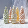 Bowknot Christmas Tree Silicone Candle Mold Christmas Decor Taper Silicone Mold Dinner Soy Wax Silicone Mould Christmas Decor