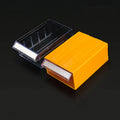 LEADLOONG F8-240*157*90MM Yellow PS/ABS Material Multi-functional Jewelry & Shoes Storage Box for Living Room