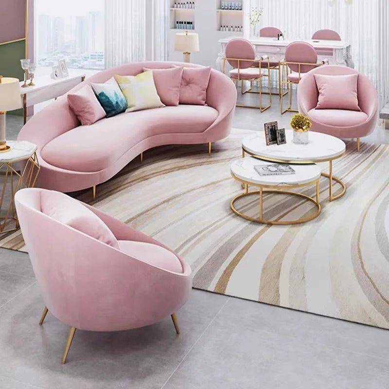 Hot Sale Living Room Custom Sofa New Style Changeable Color Furniture Sofa Set and Marble Table Top