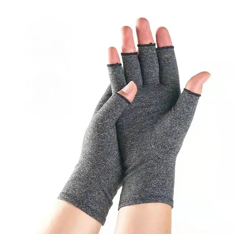 Compression Gloves Fingerless Warm Winter Gloves for Women Men