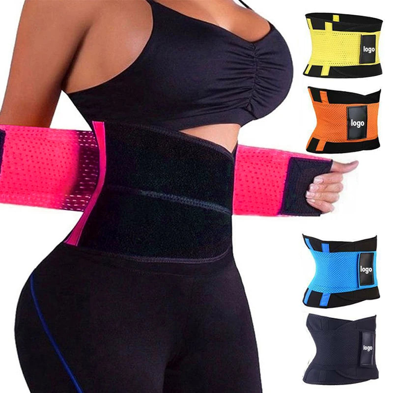 High-quality Custom Logo Waist Trainers - Neoprene Body Shapers for Women to Sweat and Slim the Tummy with a Waist Shaper Belt.