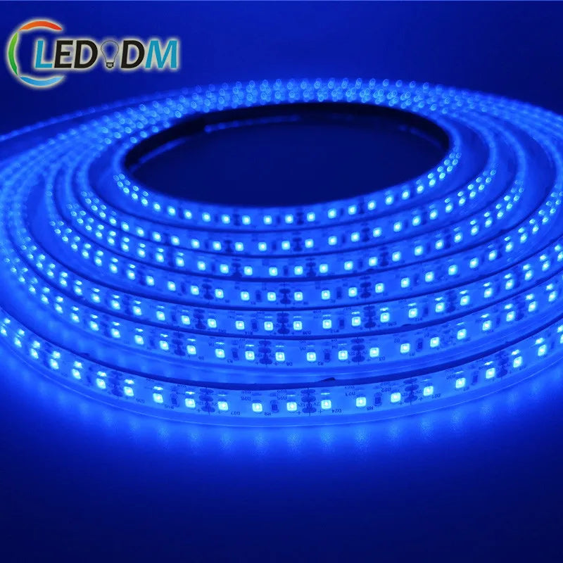 Custom Led Strip Red Blue Green Color SMD2835 120LEDs/M Dimmable 8mm Ambient Mood Lighting Led Flexible Strip Light 2835