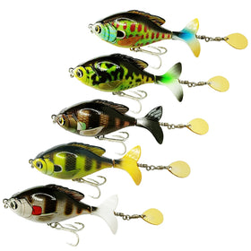 Newbility 9.5cm 17g New Design Rotate Tail Topwater Hard Plastic Swimbait Lure Pesca Iscas