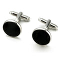 Gray Brass Jewelry with Micro Insert Inlay Technology Crystal Rhinestone Cuff Links & Tie Clips for Wedding Party Gift