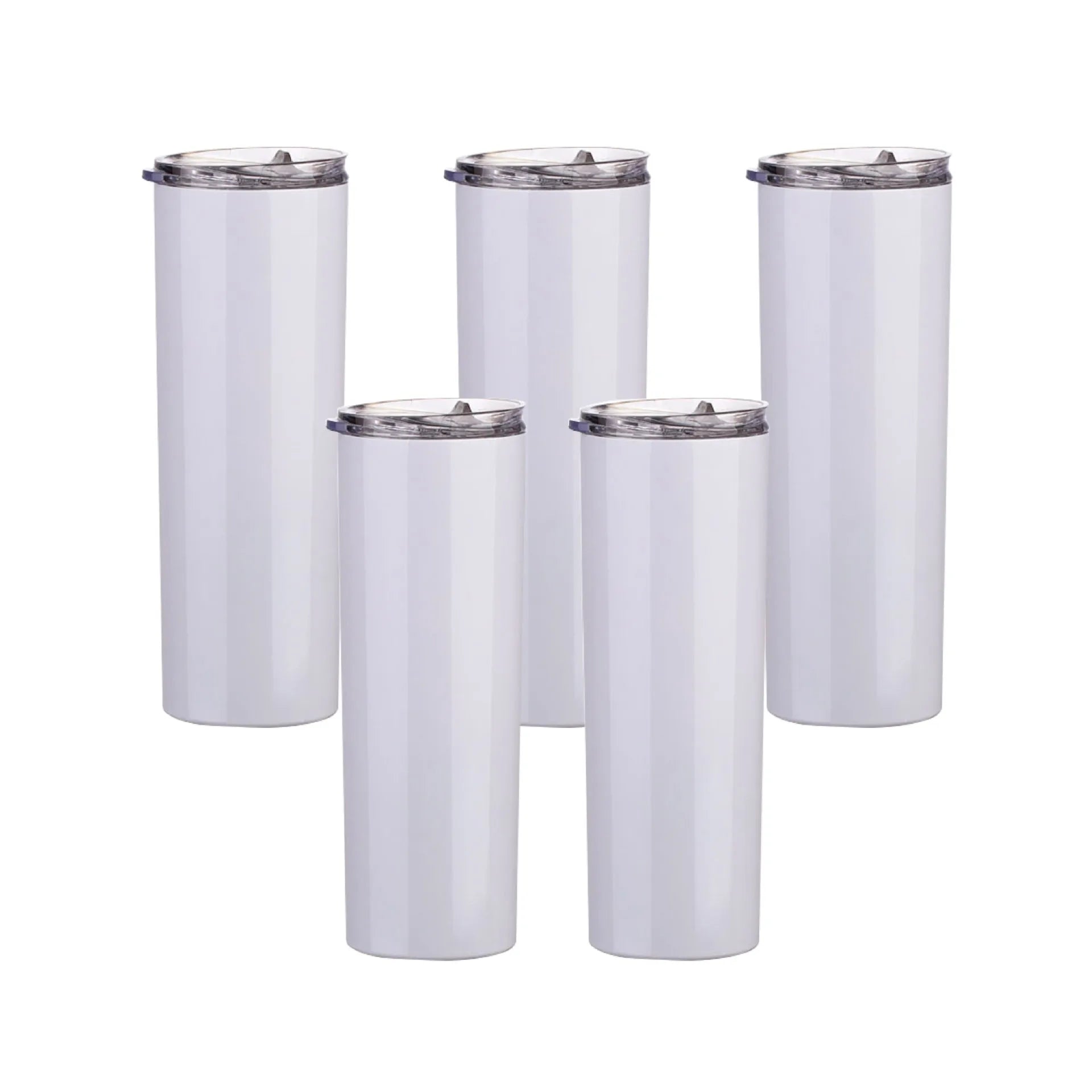 Sublimation Blank White Double Wall Straight Stainless Steel Vacuum Cup Sublimation Mug Supplier 20oz 30oz  Skinny Tumbler