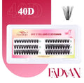 Wholesale Cluster Individual Lashes Premade Volume Fan Diy Eyelash Extension Vendor Handmade Individual Self Grafting Eyelashes MegaBDM