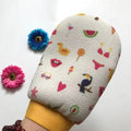Two-layer Hammam Gloves Mitten Remove Dead Skin Bath Body Scrub Mitt