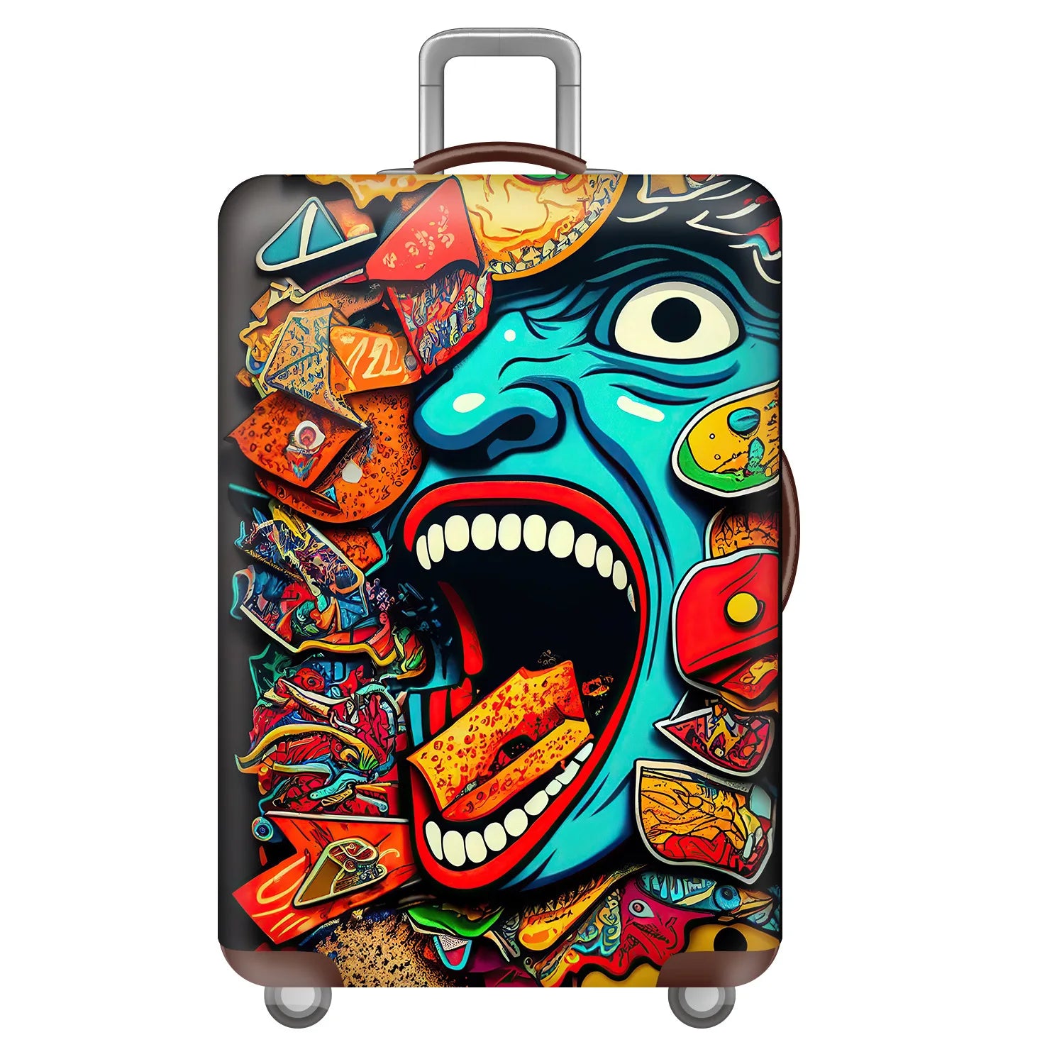 Custom Logo Travel Luggage Cover Waterproof Spandex Suitcase Protector with Customized Features