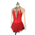 Girls Dance Clothing Ballet Costume Blue Competition Performance Wear Women Rhythmic Gymnastics Leotard Figure Skating Dress