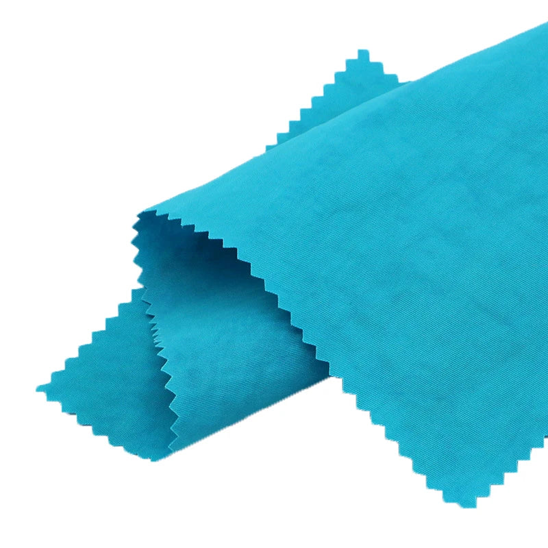 290t Twill Nylon Wash Crepe Crinkle Taffeta Fabric with Pu Coated