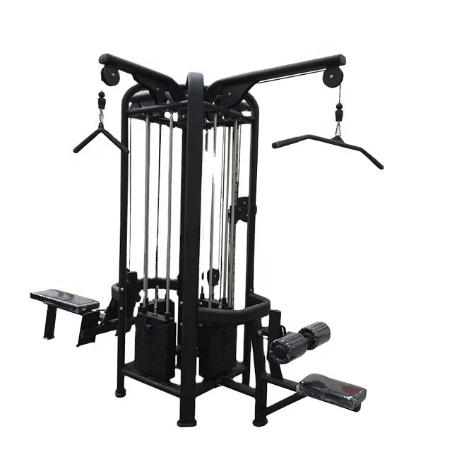 Commercial Multifunctional Comprehensive Fitness Exercise Strength Training 4 Station Steel Tube Q235 Sunshine Brand