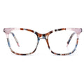 2023 New FP2012 Delicate Cat Eye Floral Print Anti-Blue Acetate Anti Radiation Full Rim Diamond Face Lightweight Fashionable
