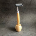 Triple Blade Manual Biodegradable Disposable Safety Razor Men Super Stainless Steel Blades Eco-Friendly Bamboo Handle Travel