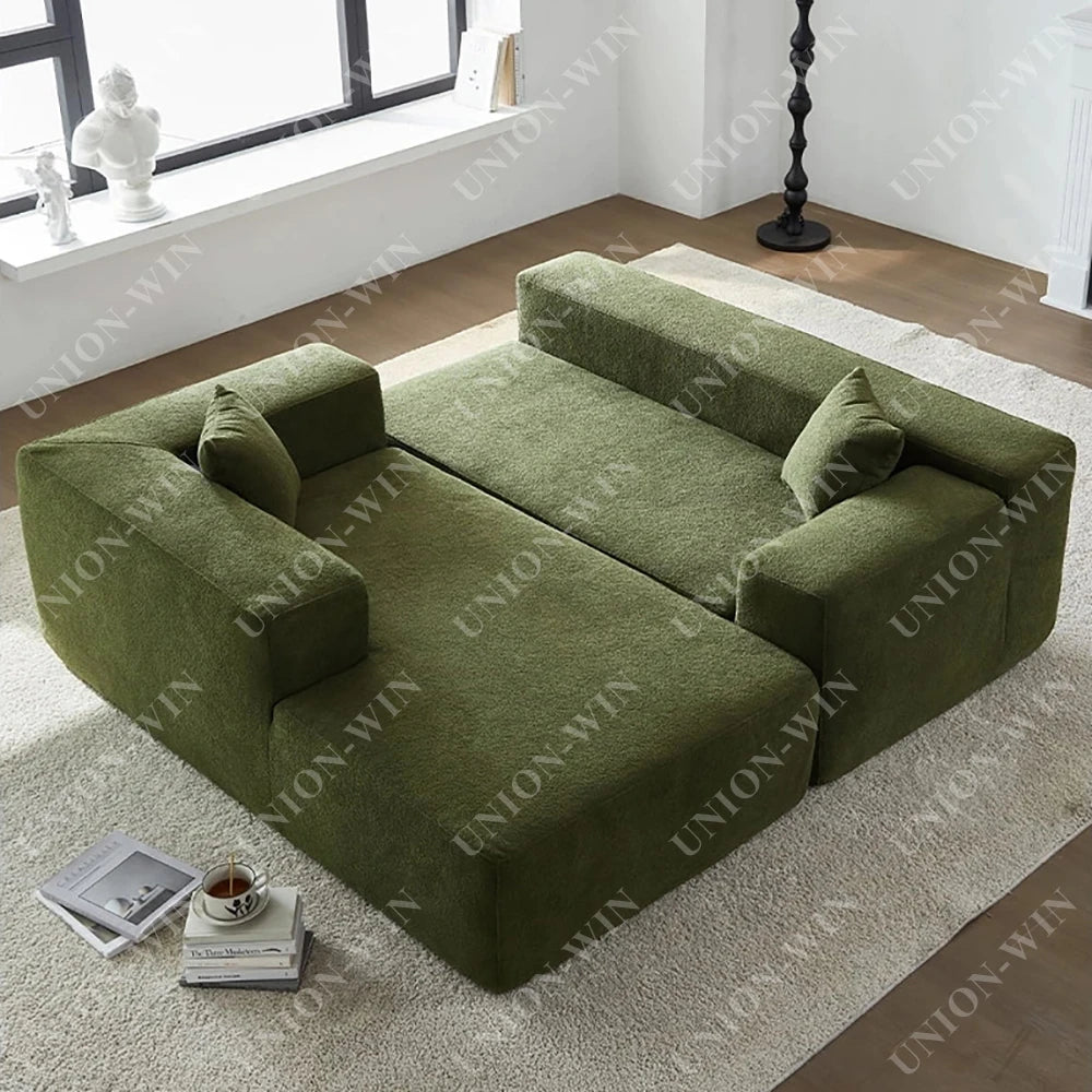 Union Win Bed Folding Cheap Modular Folding Vacuum Foam Mattress Density Sofa Compression Set Furniture Chair Compressed Sofa