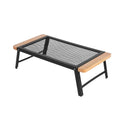 Outdoor Anti-scalding Barbecue Iron Table Convenient Folding Net Table With Handle Camping Barbecue Net Table