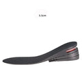 Hot Selling 35~46 Free Size 4 Layers 7cm Removable Shock Absorption Unisex Invisible Height Increase Air Bag PVC Insoles