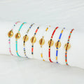 Bohemian Minimalism Gold Plated Real Shell Charm Delica Beaded Friendship Bracelets Colorful Miyuki Beads Beach Jewelry Weddings