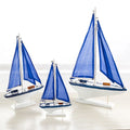 Mediterranean Style Home Decor Eco-Friendly Wooden Sailing Ship HYG06 Model Nautical Boat Model for Europe Home Decoration