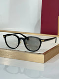2025 Retro Small Oval Frame Women's Sunglasses Fashion Brand Acetate Sunglasses Retro Men's Round Sunglasses