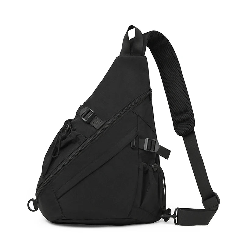 Wholesale Fashion Outdoor Chest Crossbody Bag for Men Custom Logo Unisex Waterproof Anti-theft Crossbody Bag