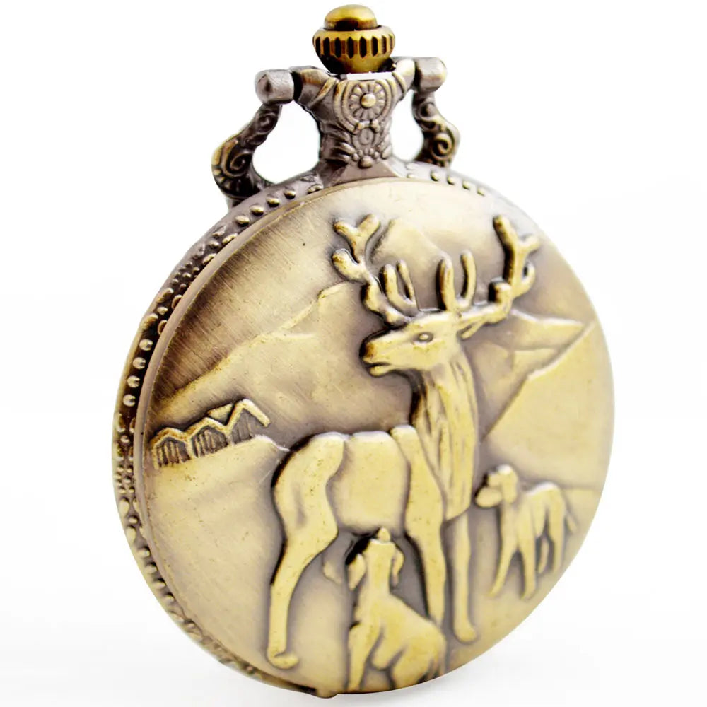 Professional Made Roman Scale Pocket Watch Luxury Necklace Pocket Watch Pendant Quartz  Men Watches