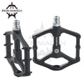 AL-99 Black Folding Bike 2DU Pedal Aluminium 126x106x21mm Road Bike Pedals Bicycle Lady / Men Pedal
