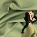 Antibiosis Functional Bambooo Charcoal Polyester Elastane Sports Stretch Knit Yoga Fabric for Fitness