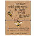 Friendship Infinity Love Heart Bees Honeybee Bee Charm Bracelet