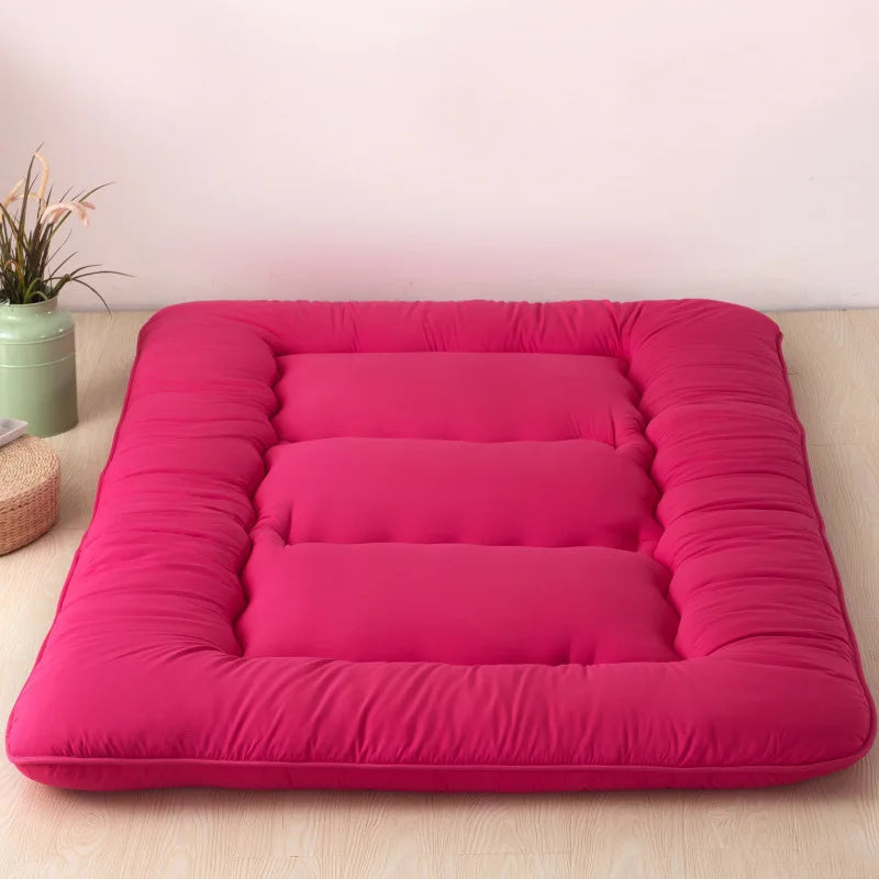 Portable Outdoor Floor Travel Folding Foldable Tri-fold Foam Mattress Japan Futon Mattress