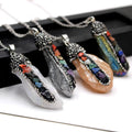 DIY Charms Natural Stone Pendant 7 Chakras Yoga Stone Pendant Crystal Power Irregular Colorful Rough Stone Pendants
