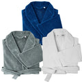 White Cotton Bathrobe Hotel Spa Robe Plus Size Cotton Velour Bathrobe Luxury Bathrobe for Men Women Velour Terry Bath Robe