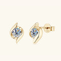 Grade D VVS Moissanite Jewelry Sterling Silver 925 Women Modern Mossonite Earring
