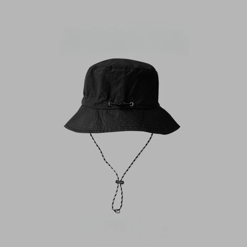Unisex Quick Dry Bucket Hat for Hiking and Camping Adjustable Wide Brim Sunshade Waterproof for Casual Cycling Daily Use