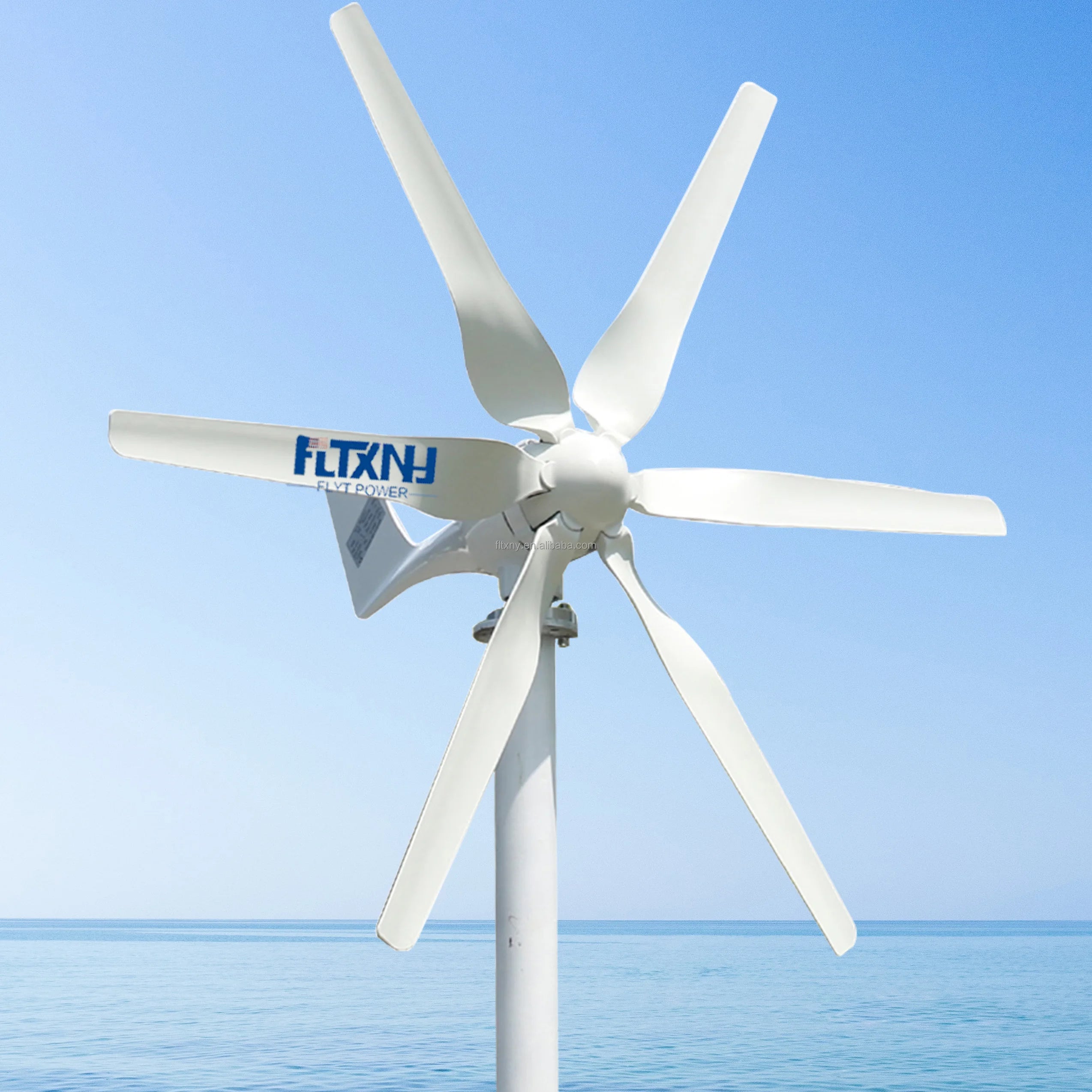 Germany Stock FLYT 1000W Permanent Magnet Generator Small Wind Turbine Wind Power Generation System 12V 24V 48V Wind Turbines